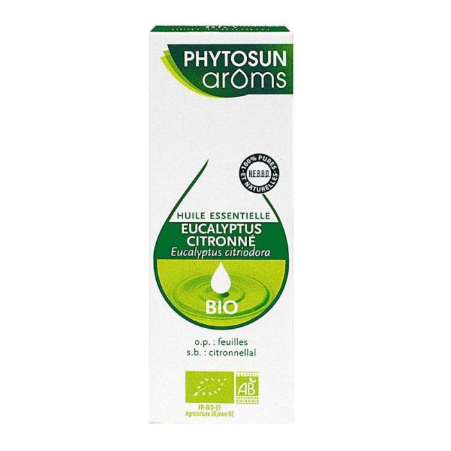 Phytosun Aroms Huile Essentielle Bio Eucalyptus Citronne Fl/10Ml