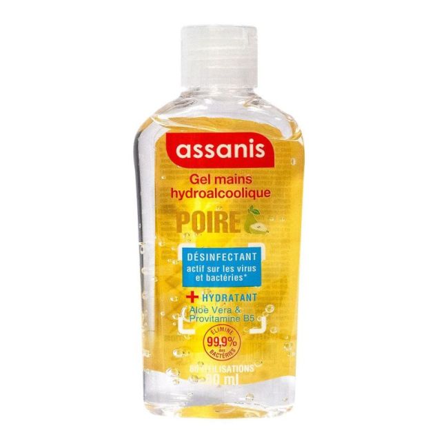 Assanis Pocket Gel Mains Hydroalcoolique Poire Fl/80Ml