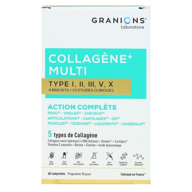 Granions Collagene Multi Type I-Ii-Iii-V-X Cpr B/60