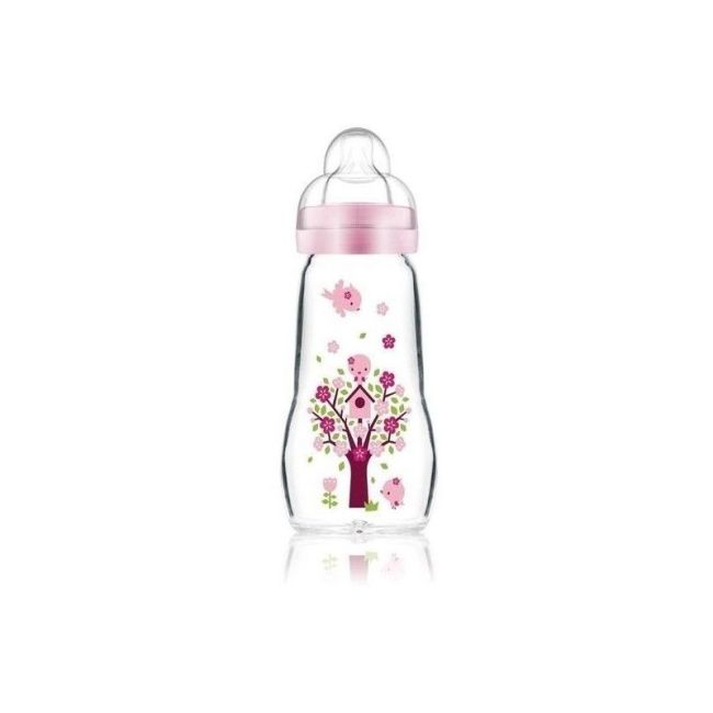 Mam Biberon Tetine Debit 2 Rose 260Ml