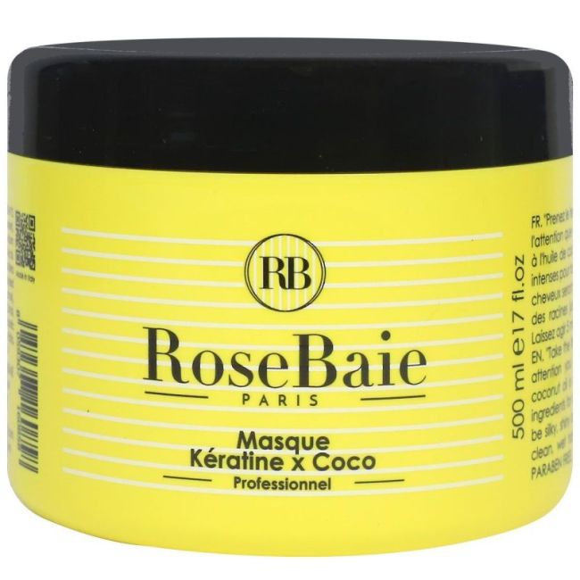 Rosebaie Masque Coco + Keratine Pot/500Ml