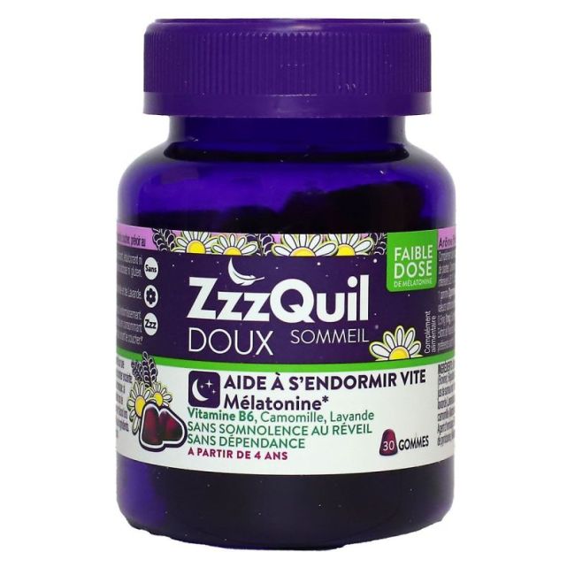 Zzzquil Doux Sommeil Gomme Fruits Des Bois Pot/30