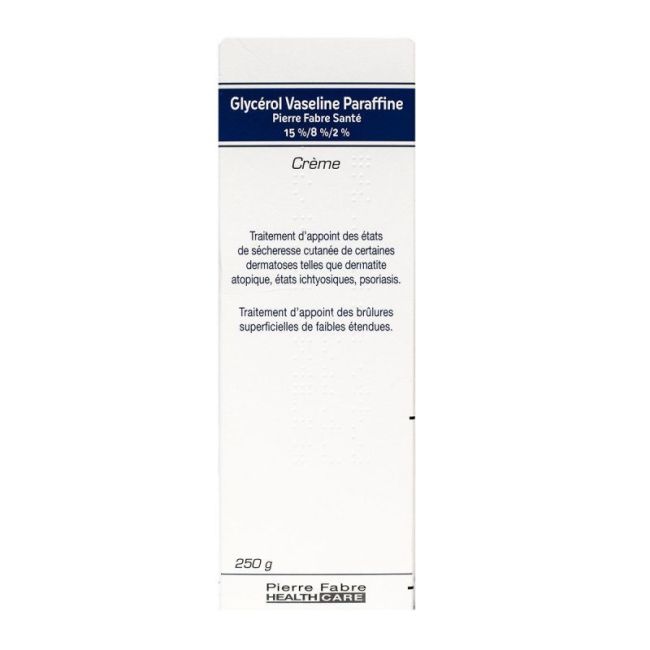 Glycerol/Vaseline/Paraffine Pierre Fabre Sante 15 %/8 %/2 % Cr T/250G