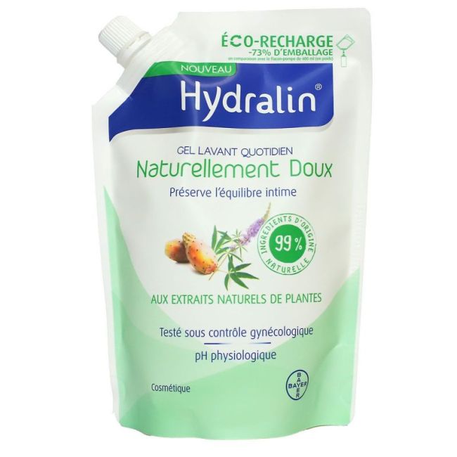Hydralin Naturellement Doux Gel Lavant Eco-Recharge/400Ml