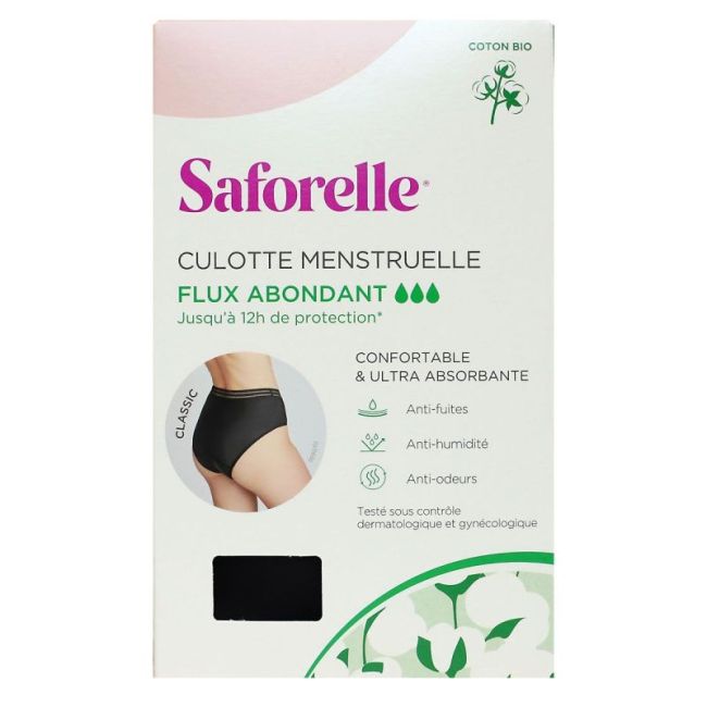 Saforelle Classic Culotte Menstruelle Flux Abondant T38