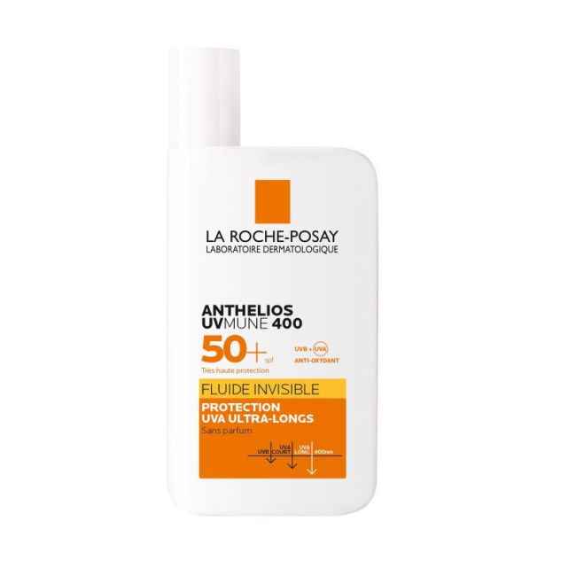 Anthelios Uvmune 400 La Roche Posay Spf50+ Fluide Sans Parfum Fl/50Ml