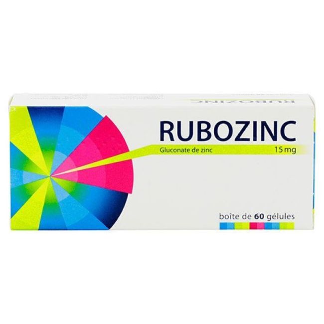 Rubozinc 15 Mg Gel 1Plq/60