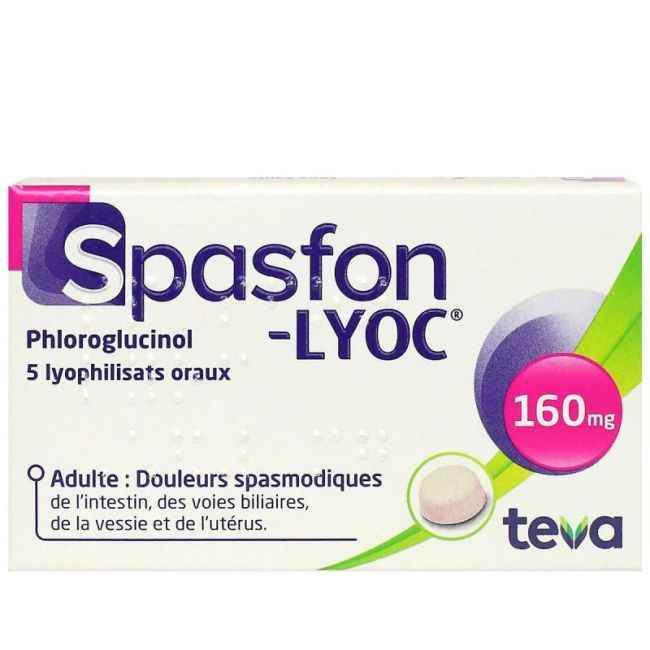 Spasfon Lyoc 160 Mg Lyophilisat Oral Plq Pvc/Te/Pvdc/Alu/5