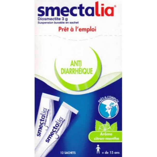 Smectalia 3 G Susp Buv Sach Menthe Citron 12Sach