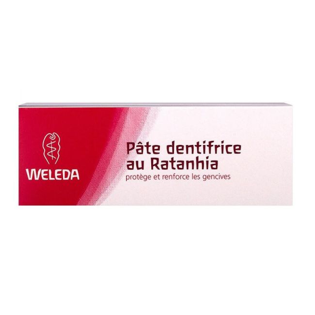 Weleda Soins Bucco-Dentaires Pate Dentifrice Ratanhia T/75Ml