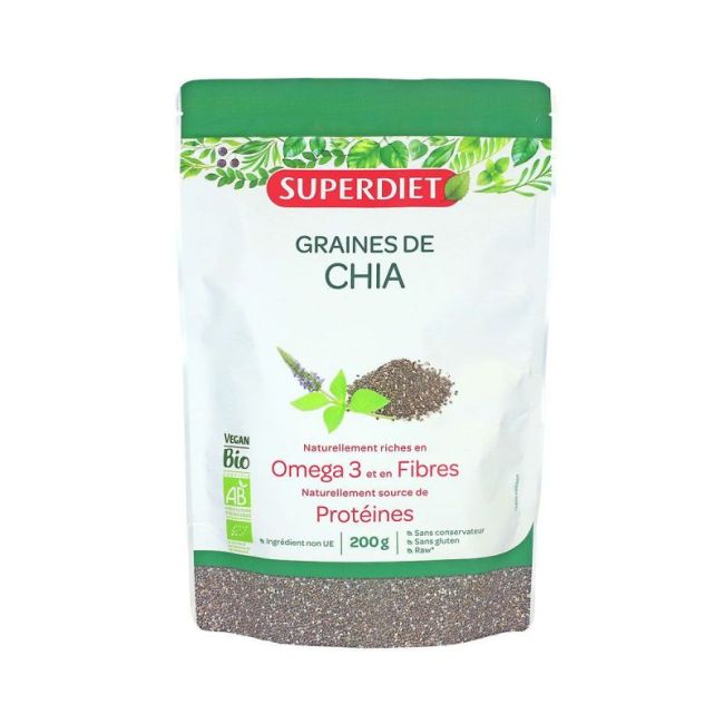 Superdiet Graine De Chia Bio Pot/200G