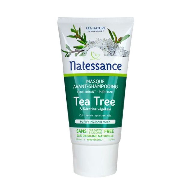 Natessance Tea Tree Masque Avant Shampooing T/150Ml
