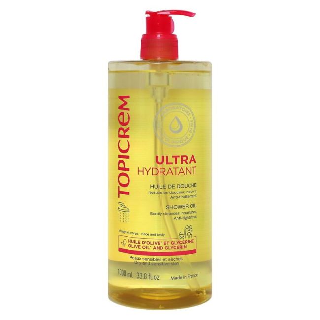 Topicrem Ultra-Hydratant Huile De Douche Fl Pompe/1L