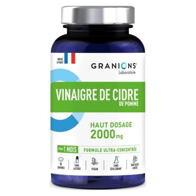 Granions Vinaigre De Cidre De Pomme 2000 Mg Cpr Pilulier/180