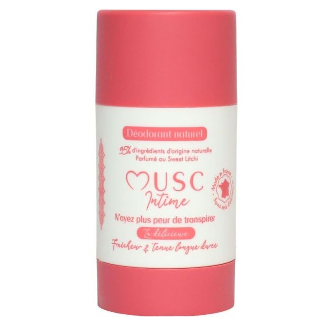 Musc Intime La Delicieuse Deodorant Naturel Sweet Litchi Stick/50G