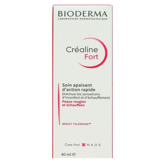 Bioderma Crealine Fort Cr Hydratante Apaisante Peau Intolerante T/40Ml