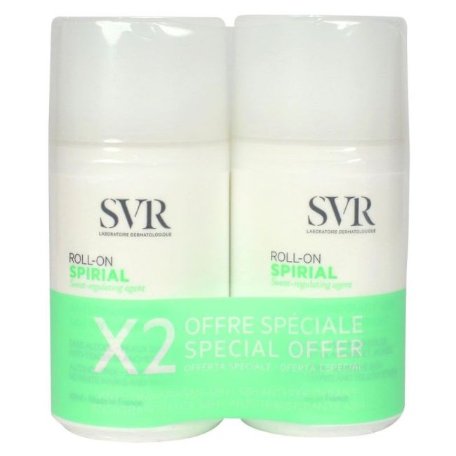 Svr Spirial Deodorant Soin Anti-Transpirant 2Roll-On/50Ml