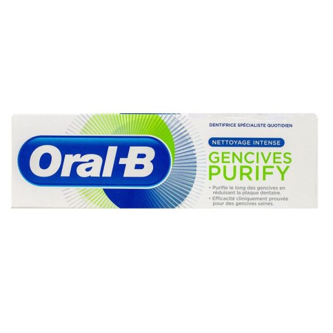 Oral B Gencives Purify Dentifrice T/75Ml