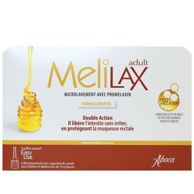 Melilax Adulte Gel Rectal Microlavement 6T/10G