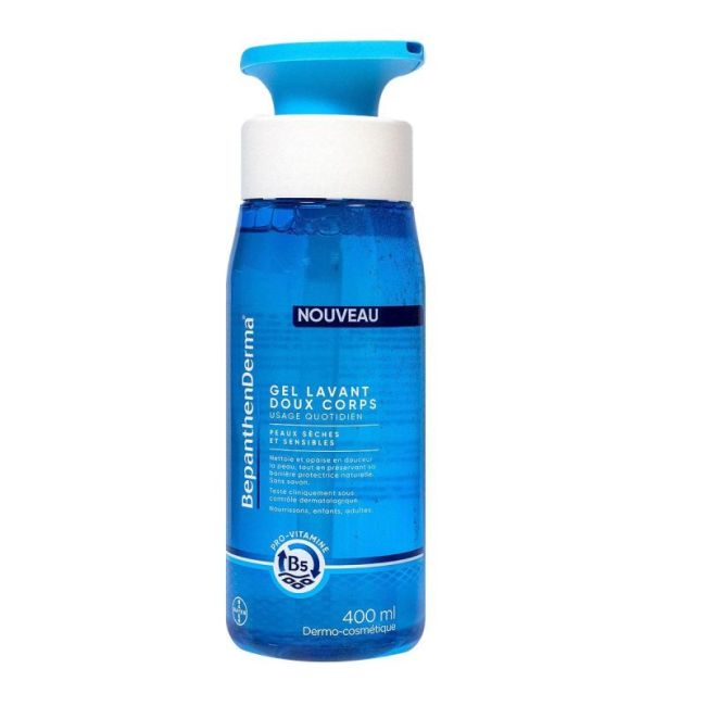 Bepanthenderma Gel Lavant Doux Corps Fl Pompe/400Ml