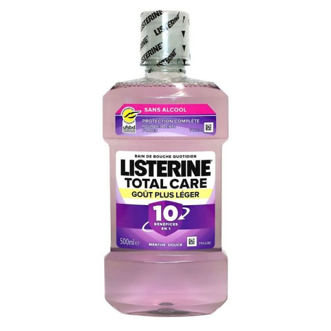 Listerine Total Care Bain Bouche Gout Plus Leger Fl/500Ml