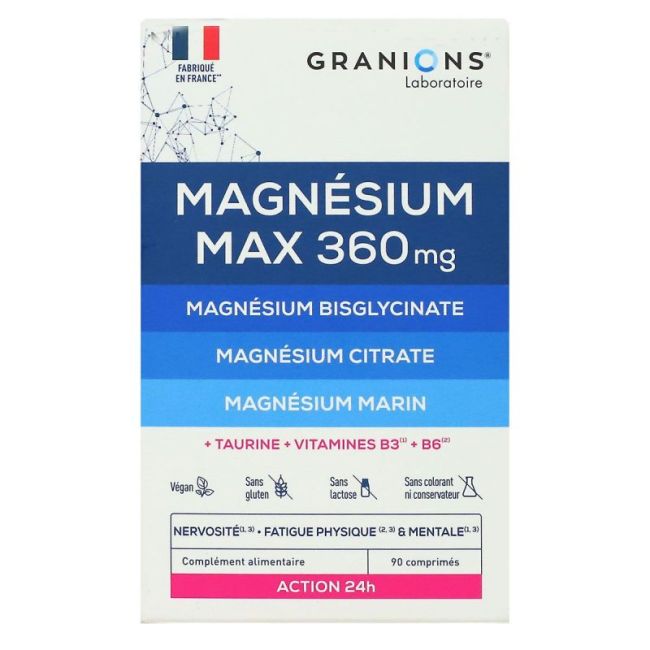 Granions Magnesium Max 360 Mg Cpr B/90