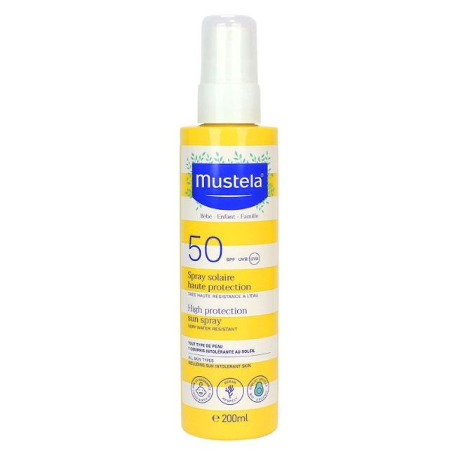 Mustela Solaire Spf50+ Spray Solaire Famille Fl/200Ml