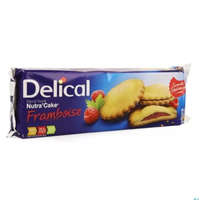 Delical Nutra'cake Biscuit Framboise 3Sach/135G