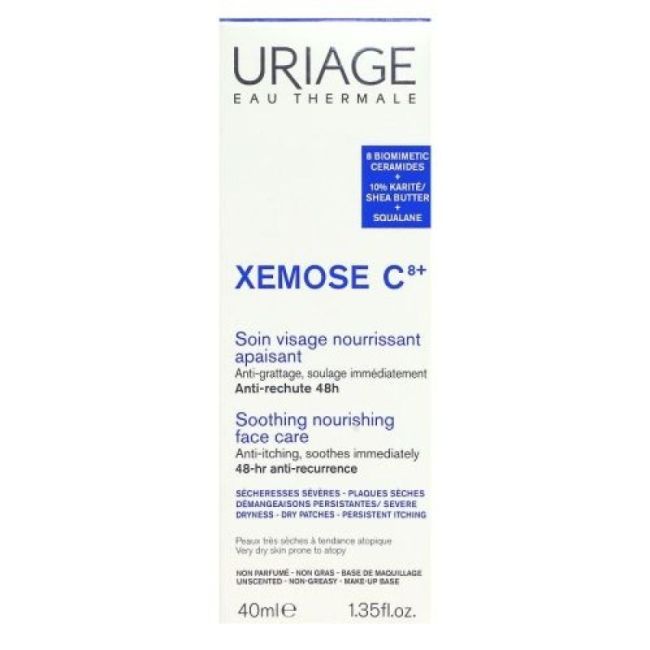 Uriage Xemose C8+ Cr Soin Visage Nourrissant Apaisant T/40Ml