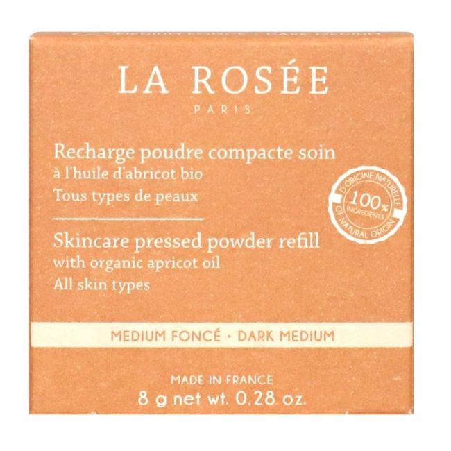 La Rosée Recharge Poudre Compacte Soin 03 Medium Fonce 8G