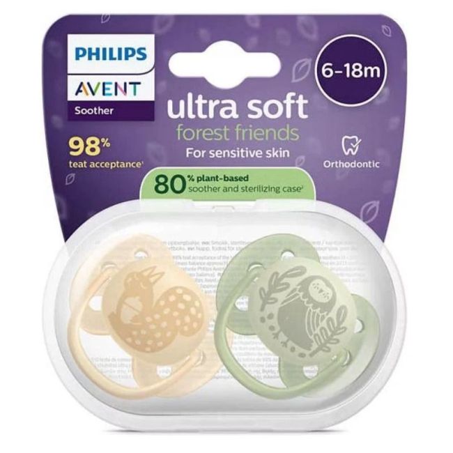 Avent Suc Ultra-Soft 6-18M /2