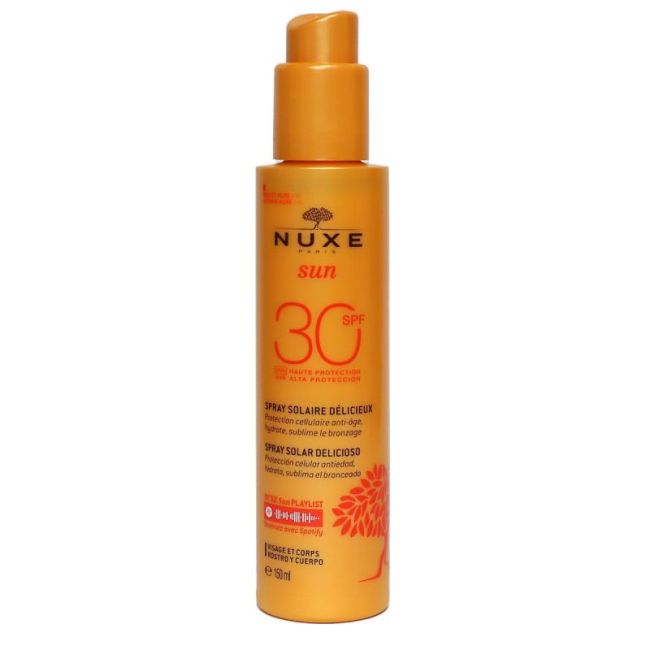 Nuxe Sun Spf30 Spray Fondant Visage Et Corps Fl/150Ml