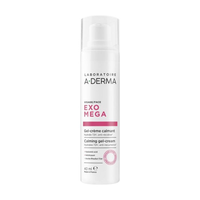 Aderma Exomega Visage Gel Creme Calmant T/40Ml