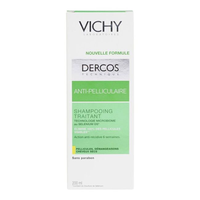 Dercos Ds Shampooing Antipelliculaire Cheveux Secs Fl/200Ml