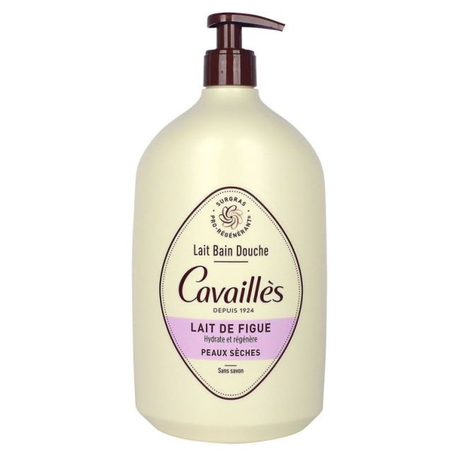 Cavailles Gel Bain Douche Lait De Figue Fl Pompe/1L