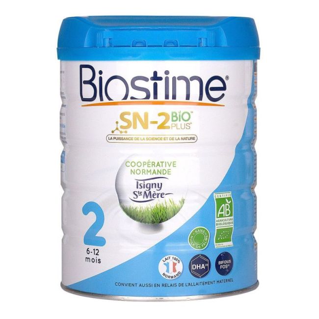 Biostime Sn-2 Bio Plus 2 Lait Pdre 6-12 Mois B/800G